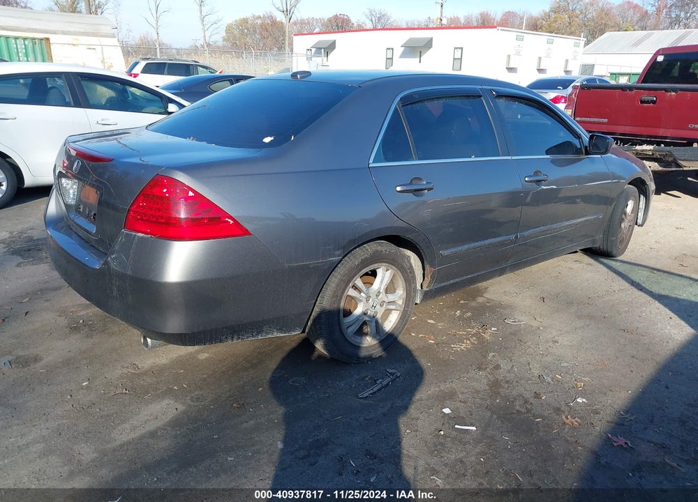 2007 HONDA ACCORD 2.4 EX VIN: 1HGCM568X7A195610
