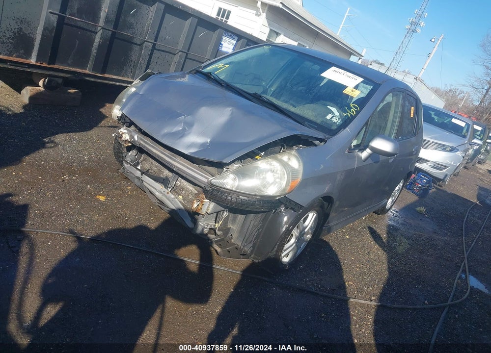 2007 HONDA FIT SPORT VIN: JHMGD38697S041284