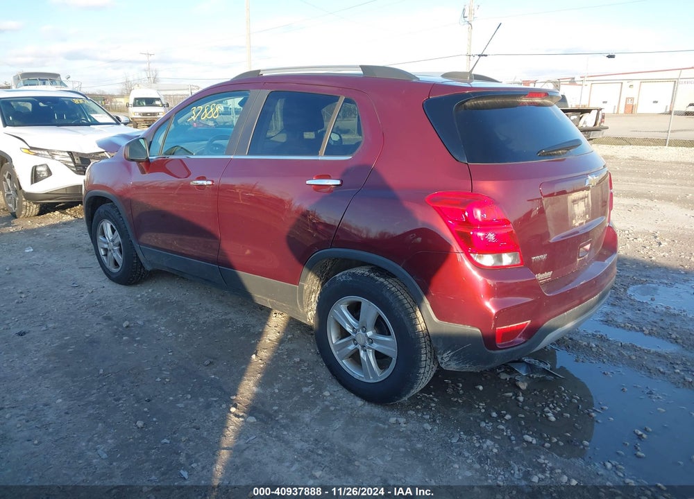 2017 CHEVROLET TRAX LT VIN: 3GNCJLSB7HL188130