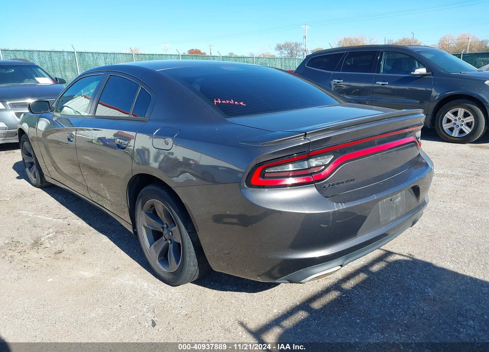 2015 DODGE CHARGER SE VIN: 2C3CDXBG0FH925519