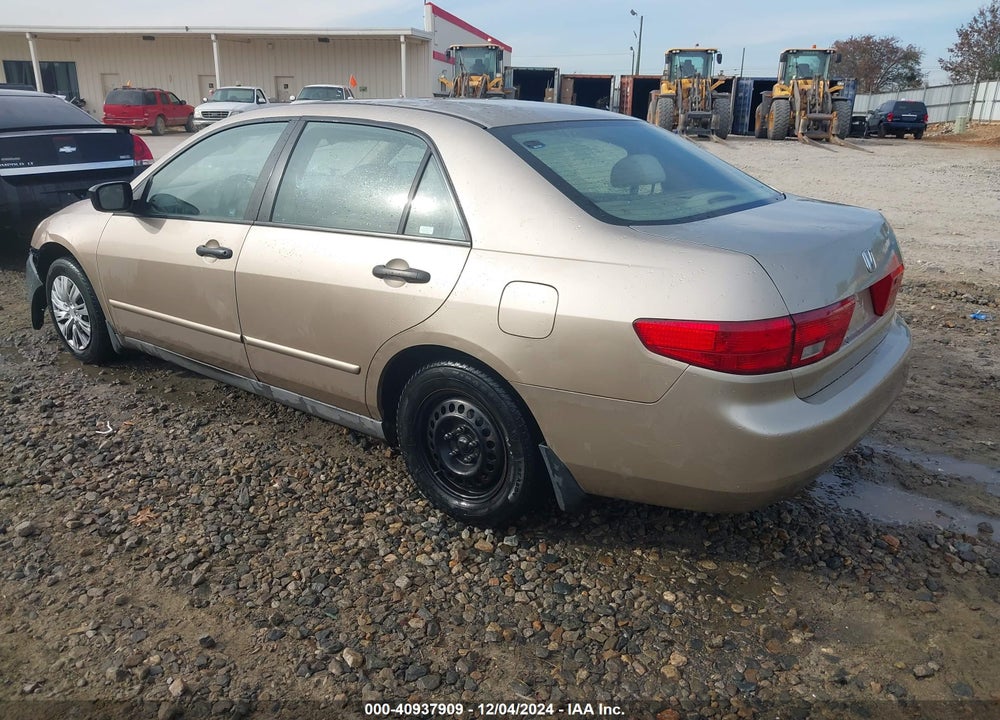 2005 HONDA ACCORD 2.4 DX VIN: 1HGCM56115A063643