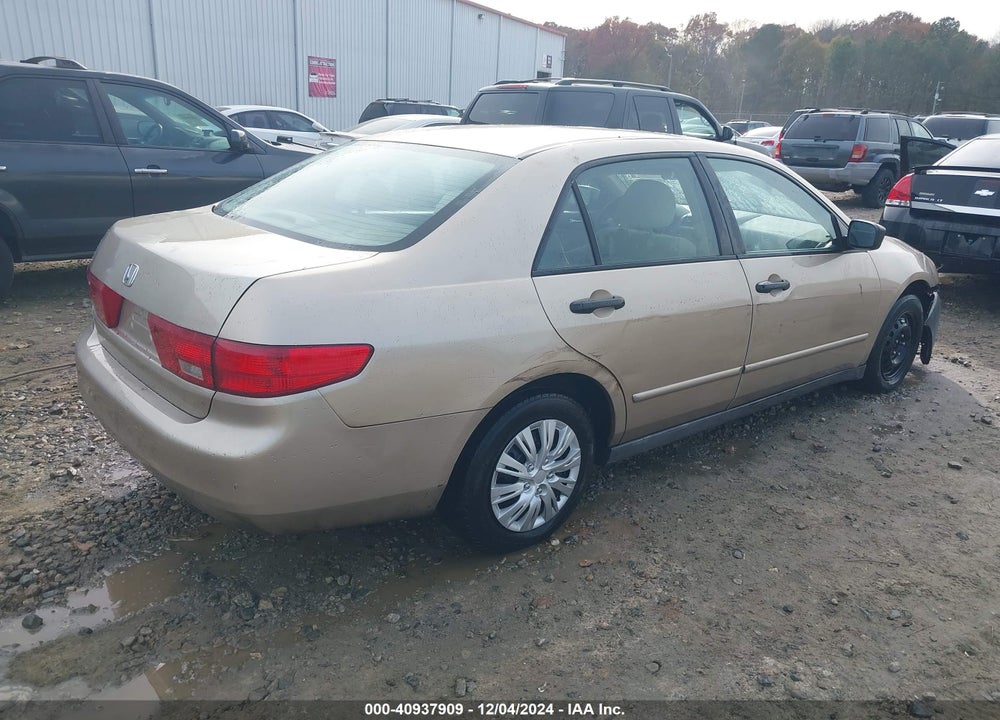 2005 HONDA ACCORD 2.4 DX VIN: 1HGCM56115A063643