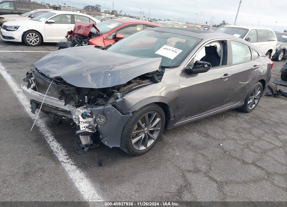 2019 HONDA CIVIC EX VIN: 19XFC1F33KE216895