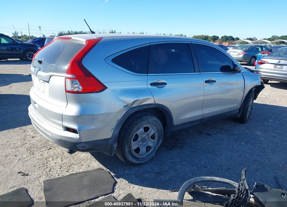 2015 HONDA CR-V LX VIN: 3CZRM3H39FG714087