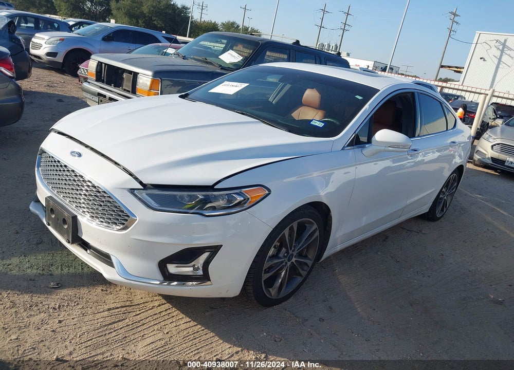 2019 FORD FUSION TITANIUM VIN: 3FA6P0D90KR221539