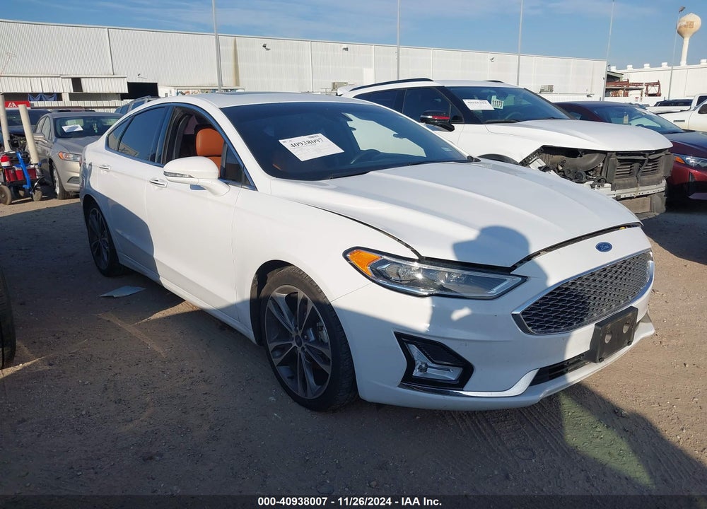 2019 FORD FUSION TITANIUM VIN: 3FA6P0D90KR221539