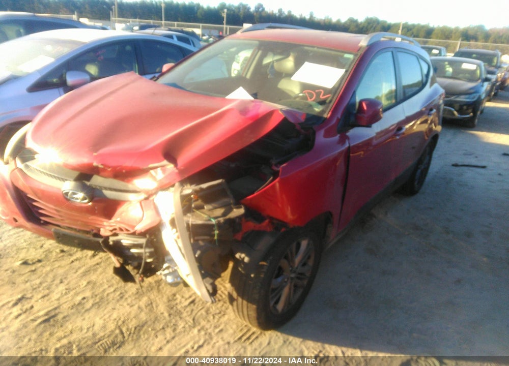 2014 HYUNDAI TUCSON SE VIN: KM8JU3AG5EU888827