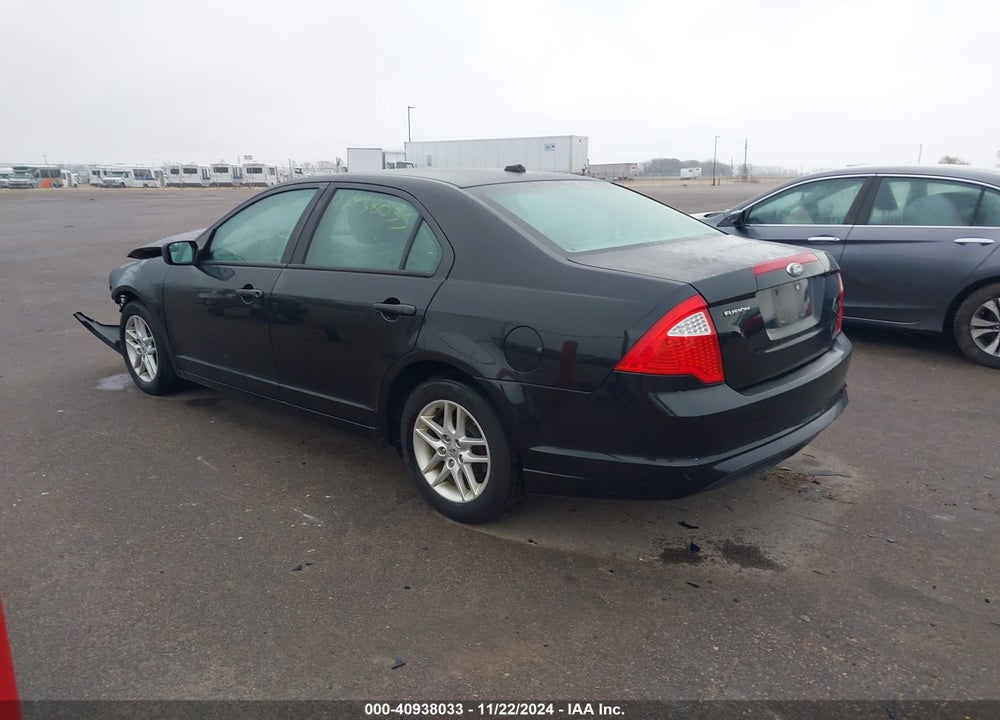 2012 FORD FUSION S VIN: 3FAHP0GAXCR259196