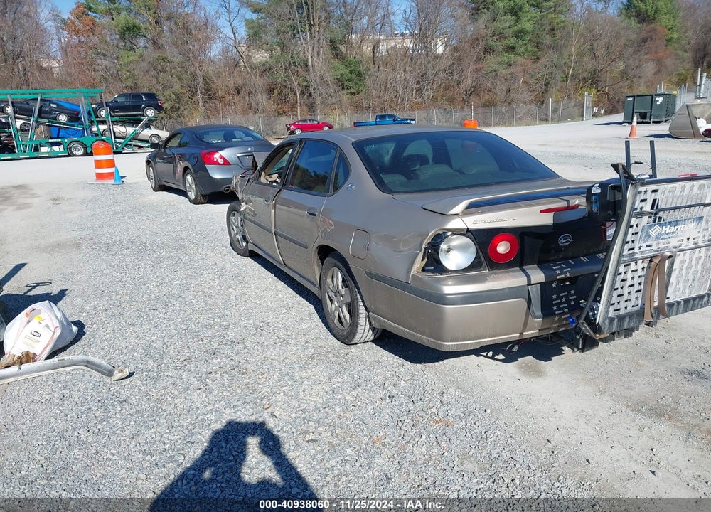 2003 CHEVROLET IMPALA LS VIN: 2G1WH52K739122453
