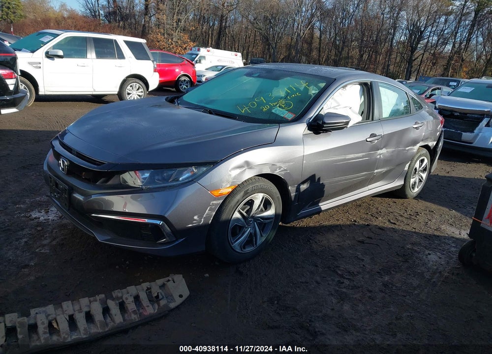 2020 HONDA CIVIC LX VIN: 2HGFC2F62LH525314