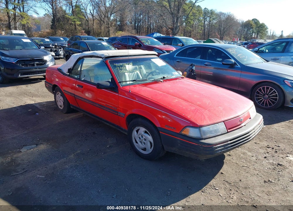 1991 CHEVROLET CAVALIER RS VIN: 1G1JC34T6M7214417