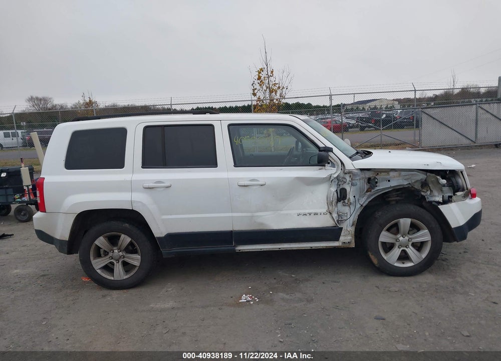 2012 JEEP PATRIOT SPORT VIN: 1C4NJRBB1CD604062