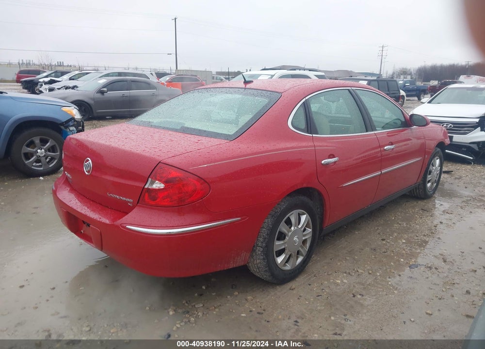 2008 BUICK LACROSSE CX VIN: 2G4WC582181132667