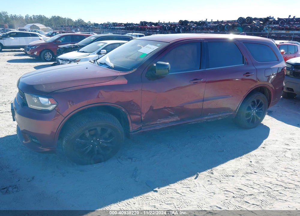 2019 DODGE DURANGO GT AWD VIN: 1C4RDJDG2KC764023