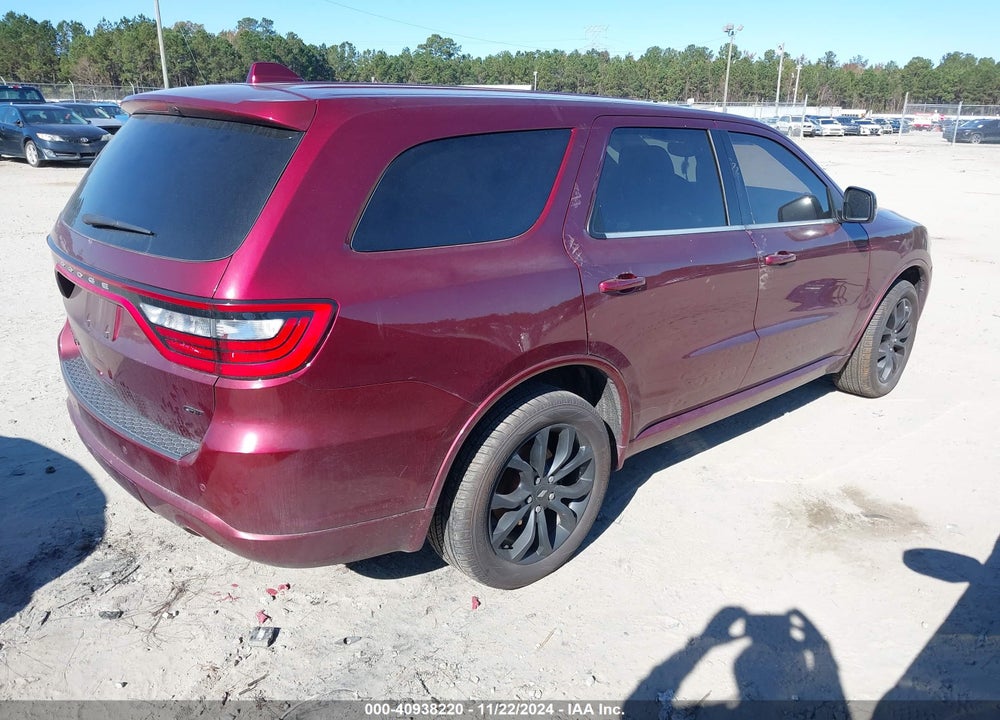 2019 DODGE DURANGO GT AWD VIN: 1C4RDJDG2KC764023