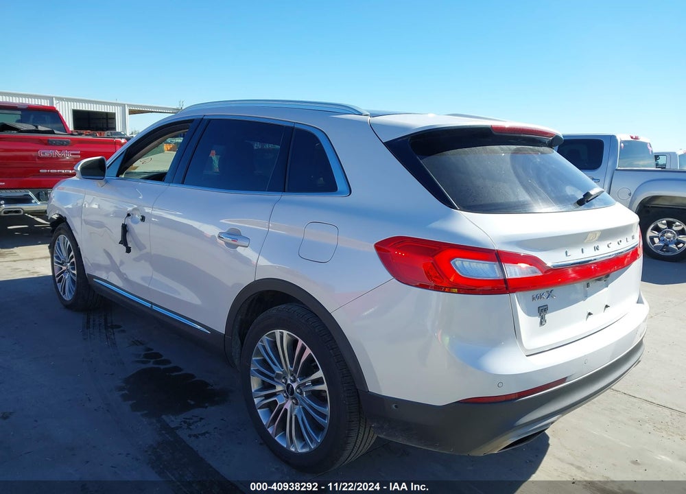 2017 LINCOLN MKX RESERVE VIN: 2LMPJ6LR9HBL51332