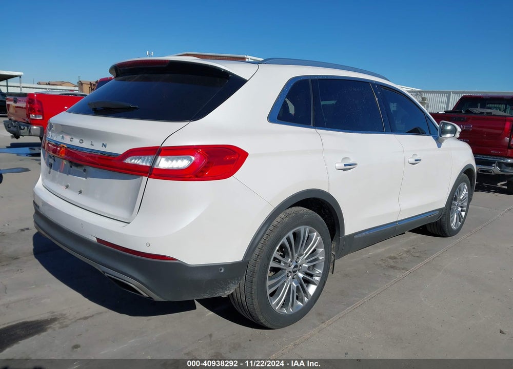 2017 LINCOLN MKX RESERVE VIN: 2LMPJ6LR9HBL51332