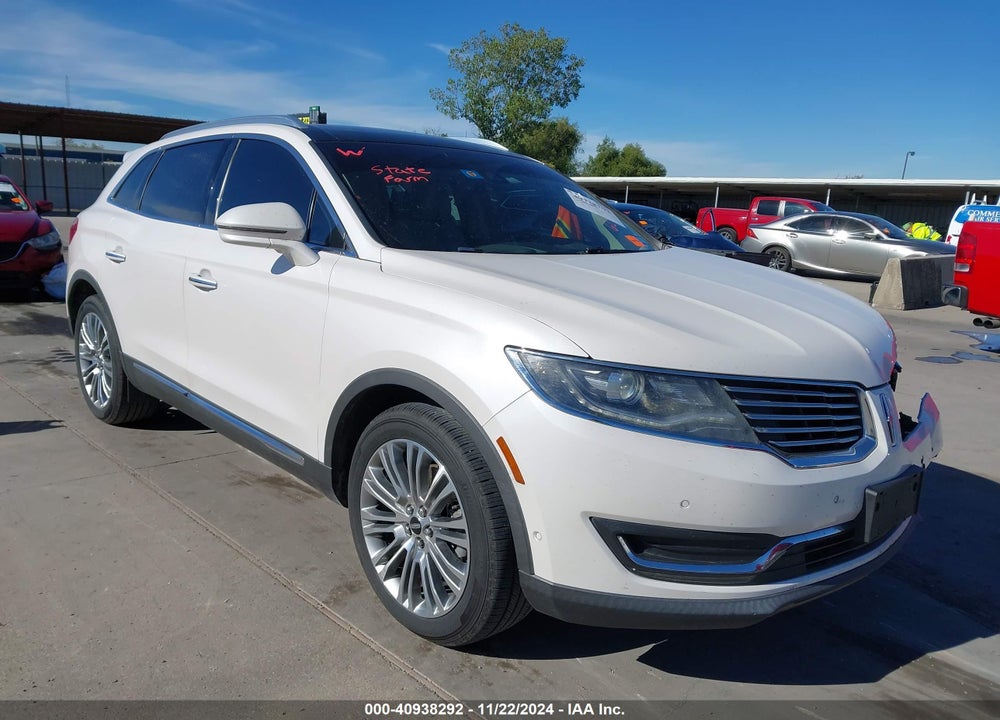 2017 LINCOLN MKX RESERVE VIN: 2LMPJ6LR9HBL51332
