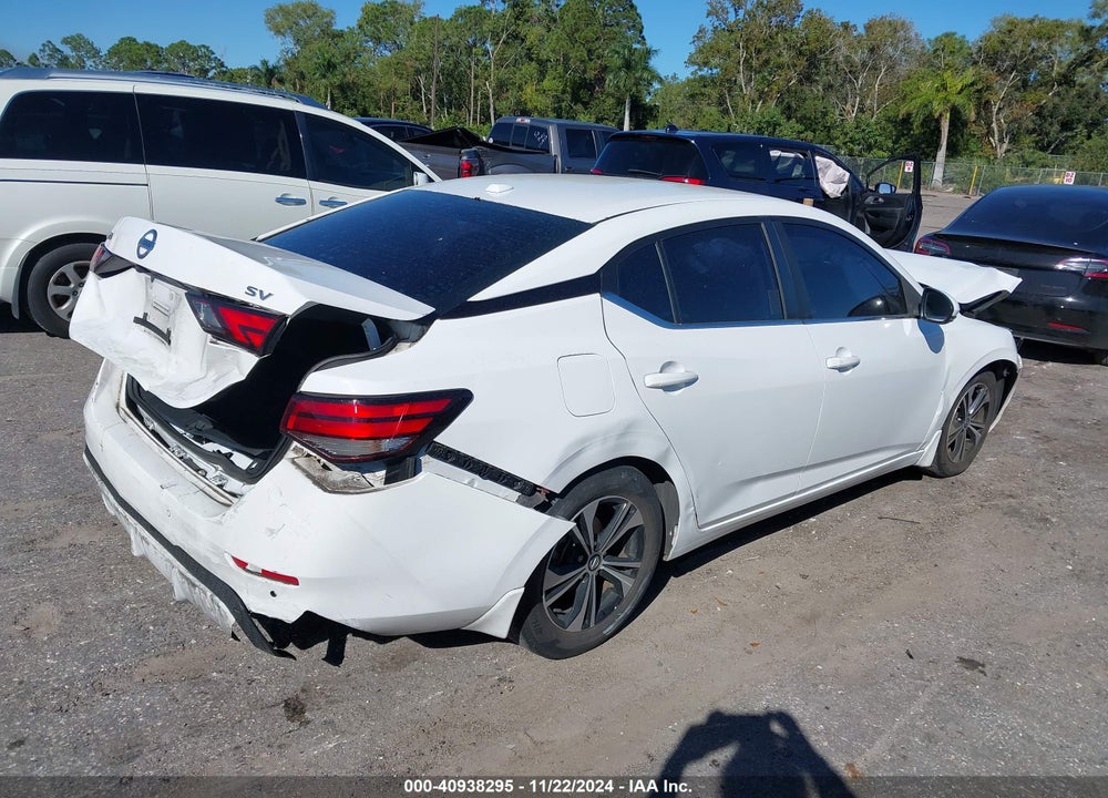 2020 NISSAN SENTRA SV XTRONIC CVT VIN: 3N1AB8CV4LY296626