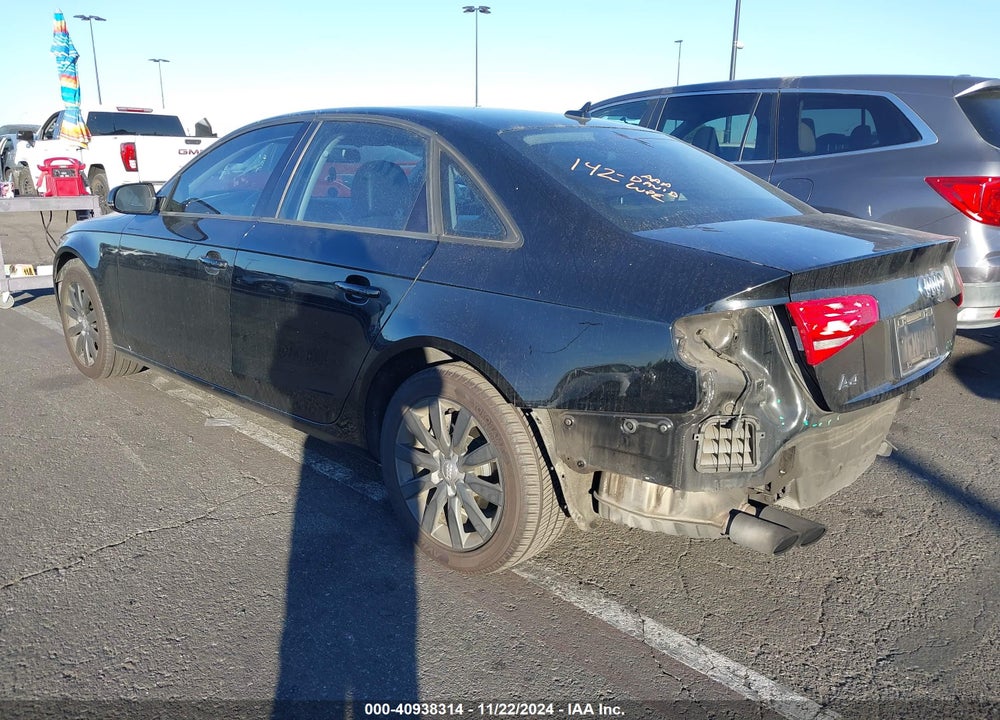 2014 AUDI A4 2.0T PREMIUM VIN: WAUAFAFL2EN033941