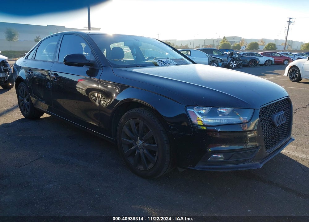 2014 AUDI A4 2.0T PREMIUM VIN: WAUAFAFL2EN033941