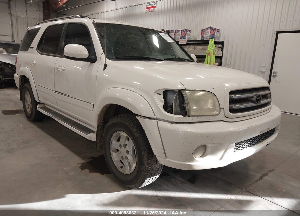 2002 TOYOTA SEQUOIA LIMITED V8 VIN: 5TDBT48A52S087866