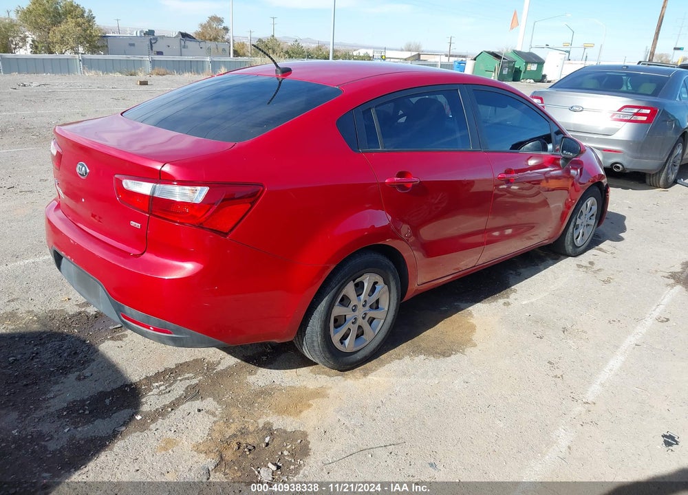 2013 KIA RIO LX VIN: KNADM4A34D6288465