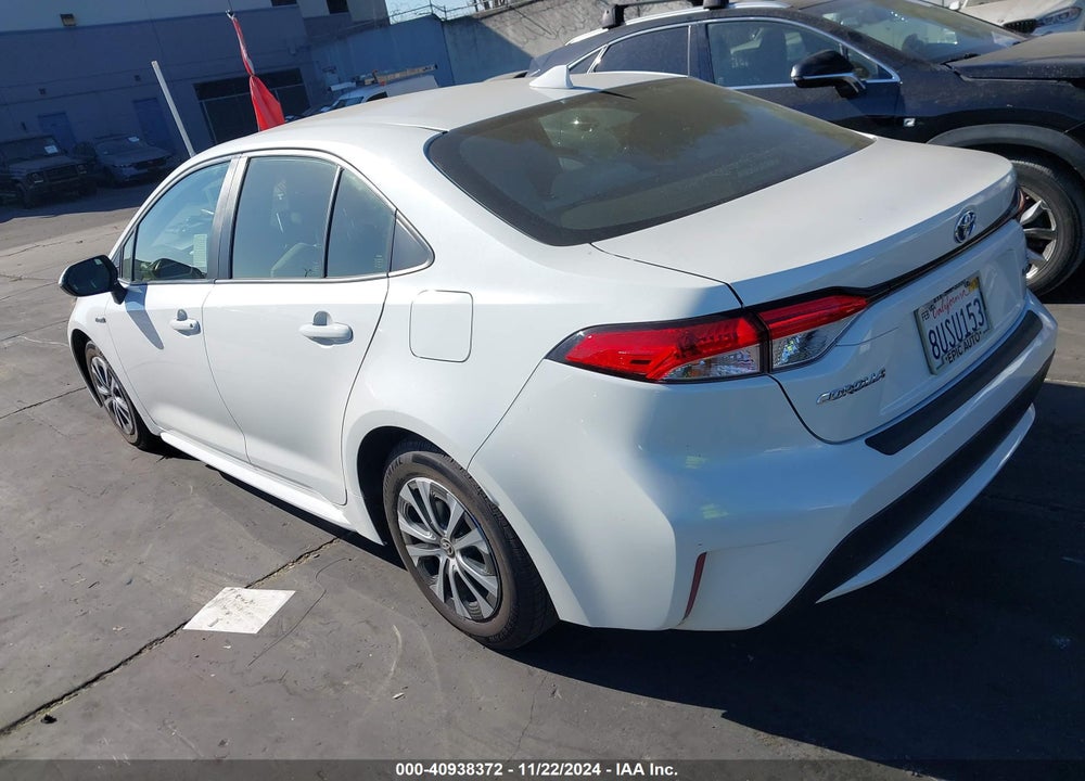 2021 TOYOTA COROLLA HYBRID LE VIN: JTDEAMDE6MJ000827