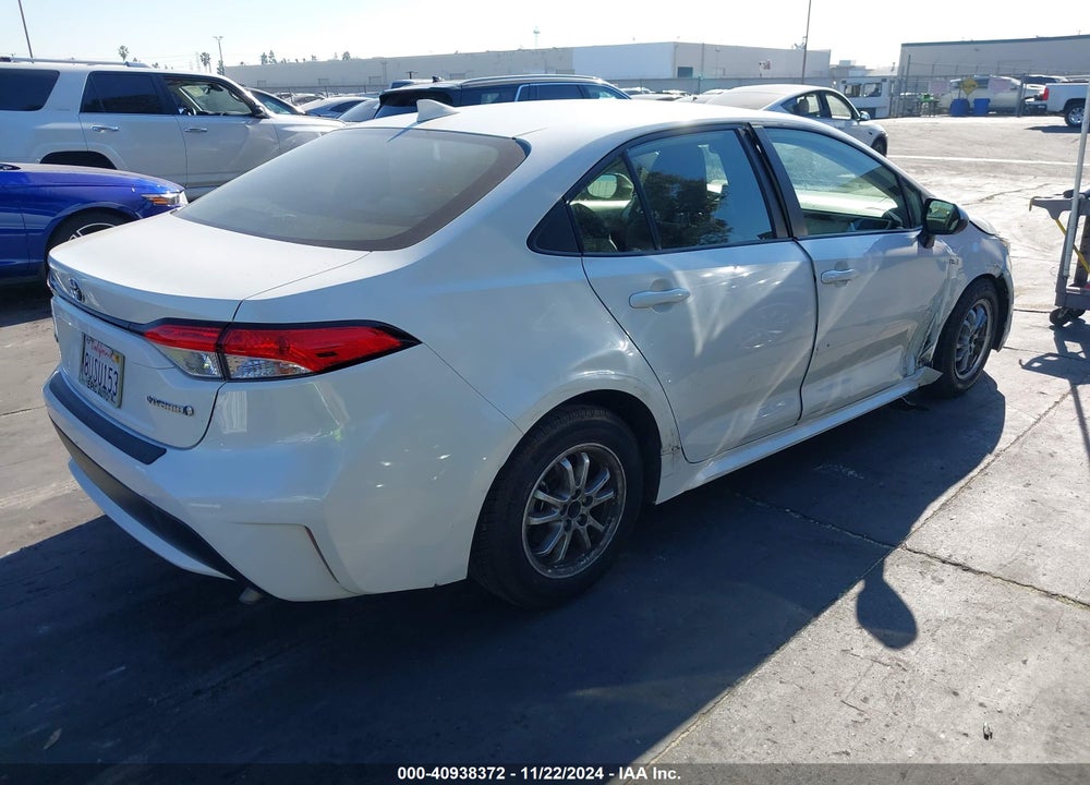 2021 TOYOTA COROLLA HYBRID LE VIN: JTDEAMDE6MJ000827