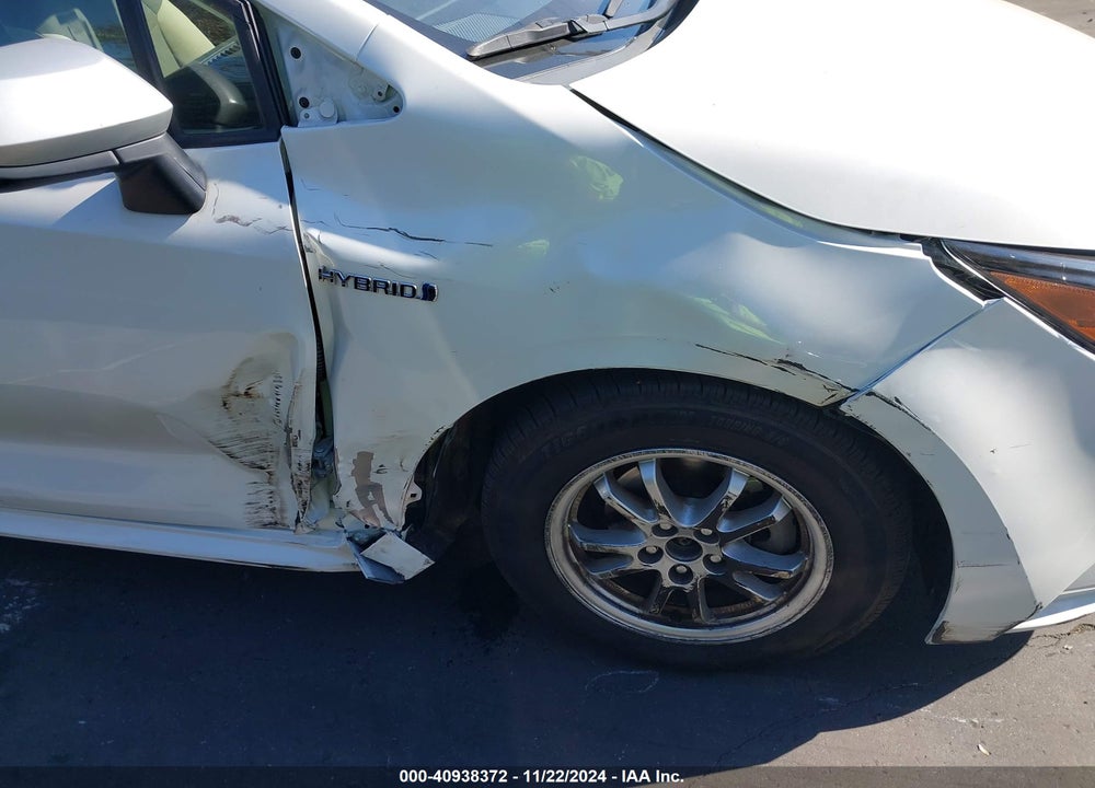 2021 TOYOTA COROLLA HYBRID LE VIN: JTDEAMDE6MJ000827