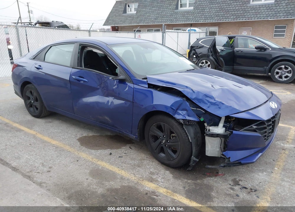 2021 HYUNDAI ELANTRA SEL VIN: 5NPLM4AG9MH010376