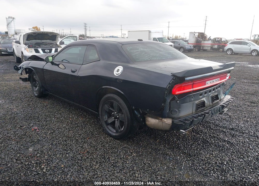 2012 DODGE CHALLENGER VIN: 2C3CDYAG3CH118222