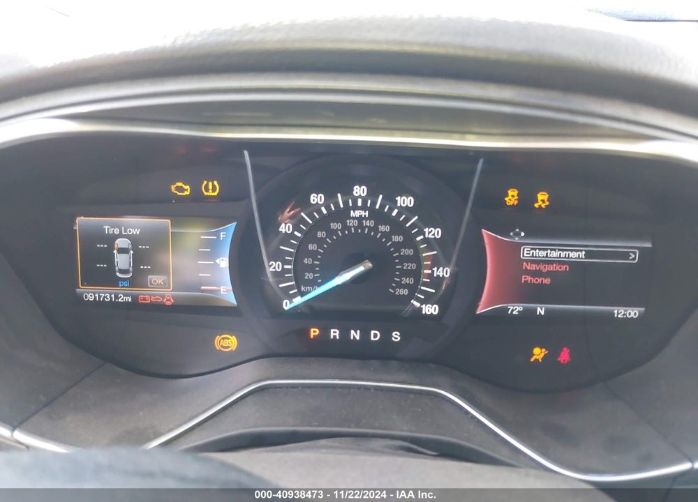 2017 FORD FUSION TITANIUM VIN: 3FA6P0K94HR275745