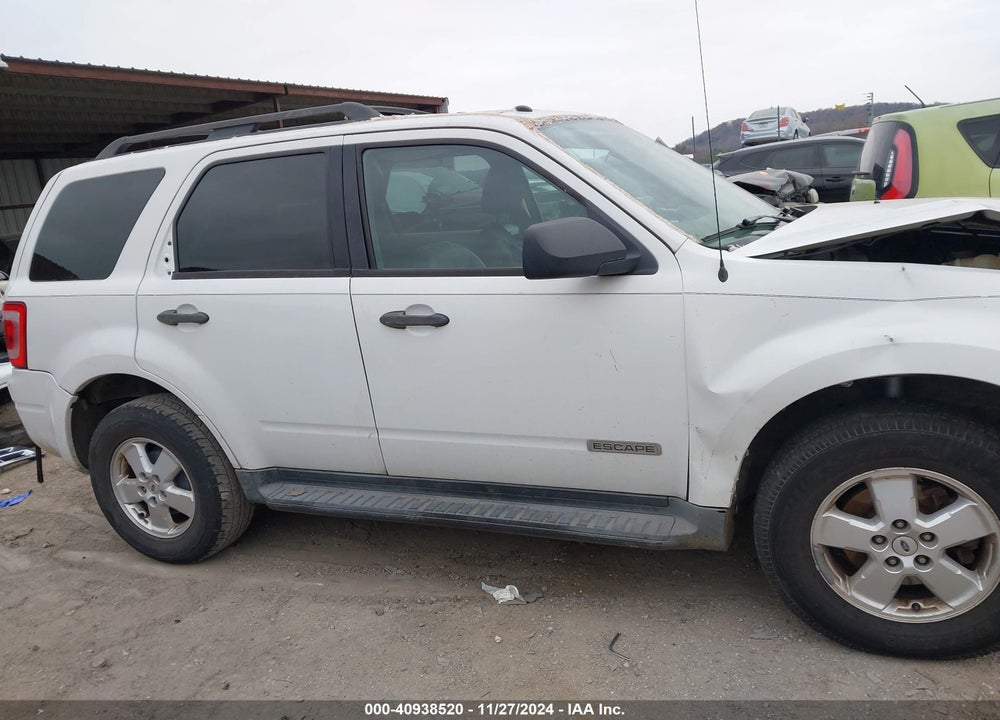 2008 FORD ESCAPE XLT VIN: 1FMCU03ZX8KA63873