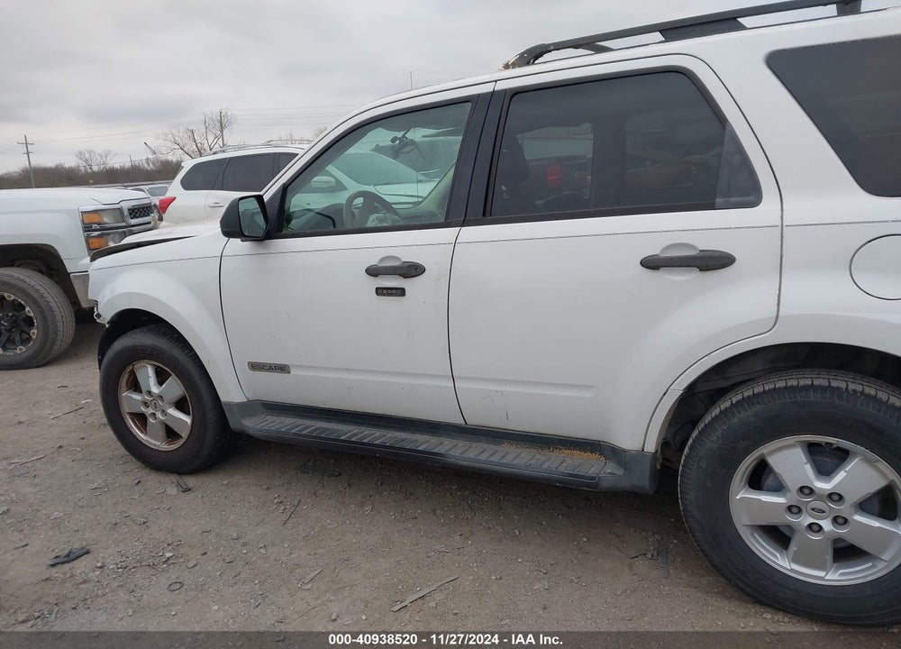 2008 FORD ESCAPE XLT VIN: 1FMCU03ZX8KA63873
