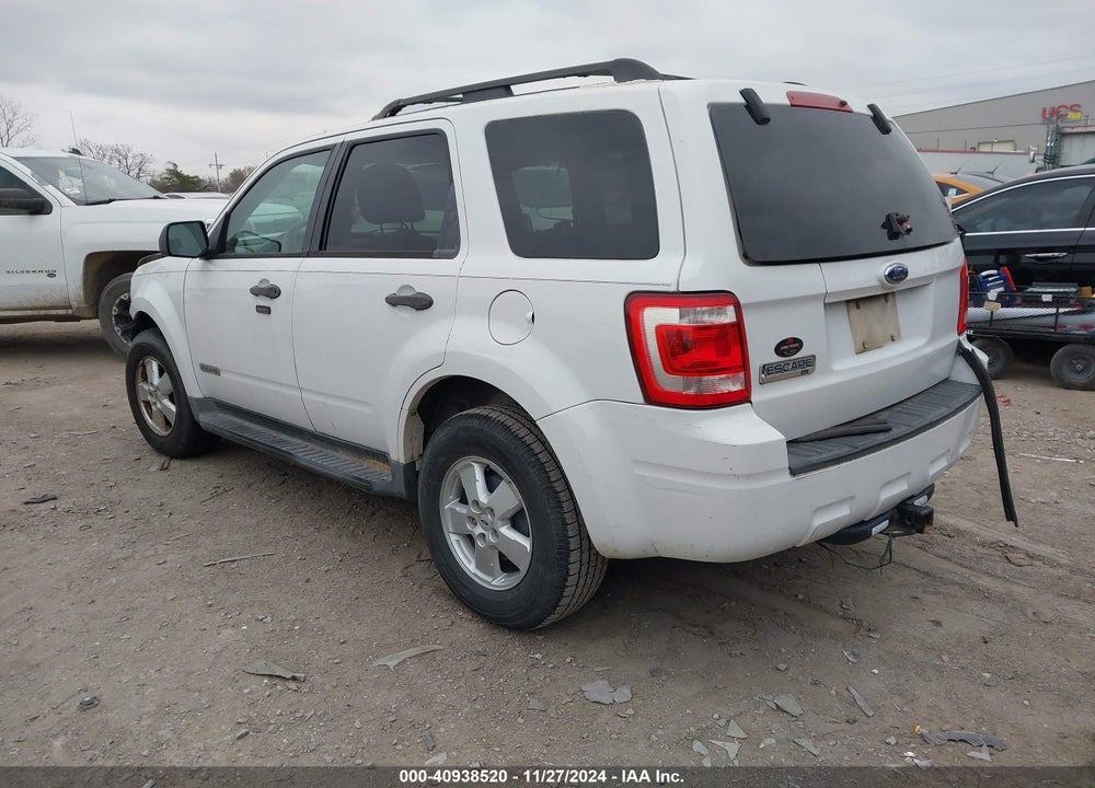 2008 FORD ESCAPE XLT VIN: 1FMCU03ZX8KA63873
