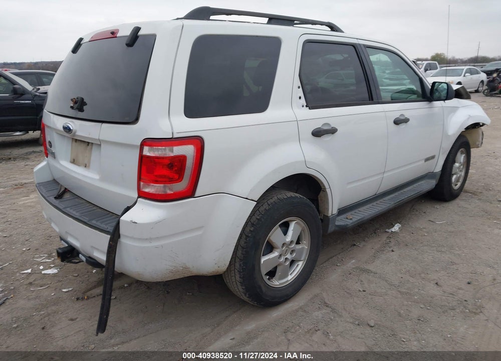 2008 FORD ESCAPE XLT VIN: 1FMCU03ZX8KA63873