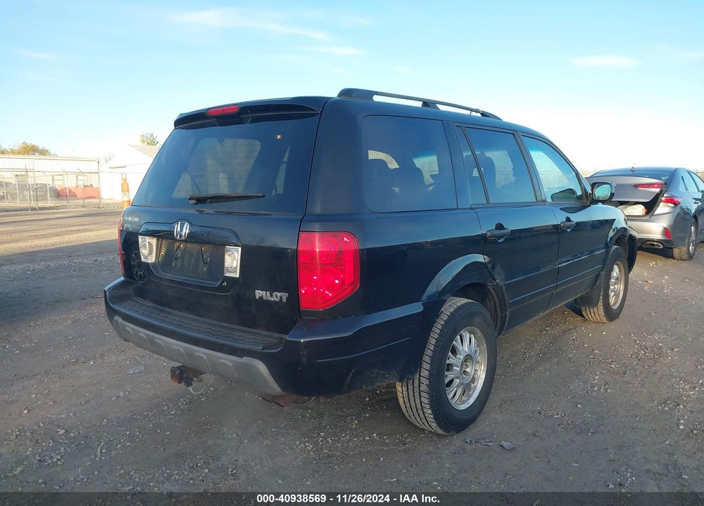 2005 HONDA PILOT EX-L VIN: 2HKYF18545H520588