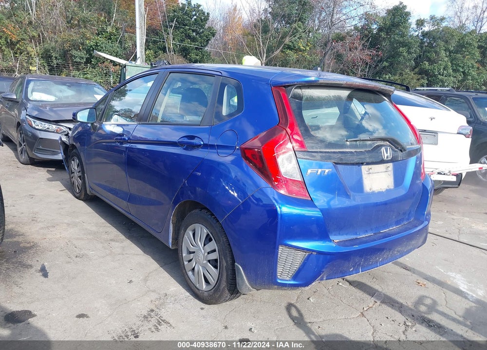 2016 HONDA FIT LX VIN: JHMGK5H58GX008305