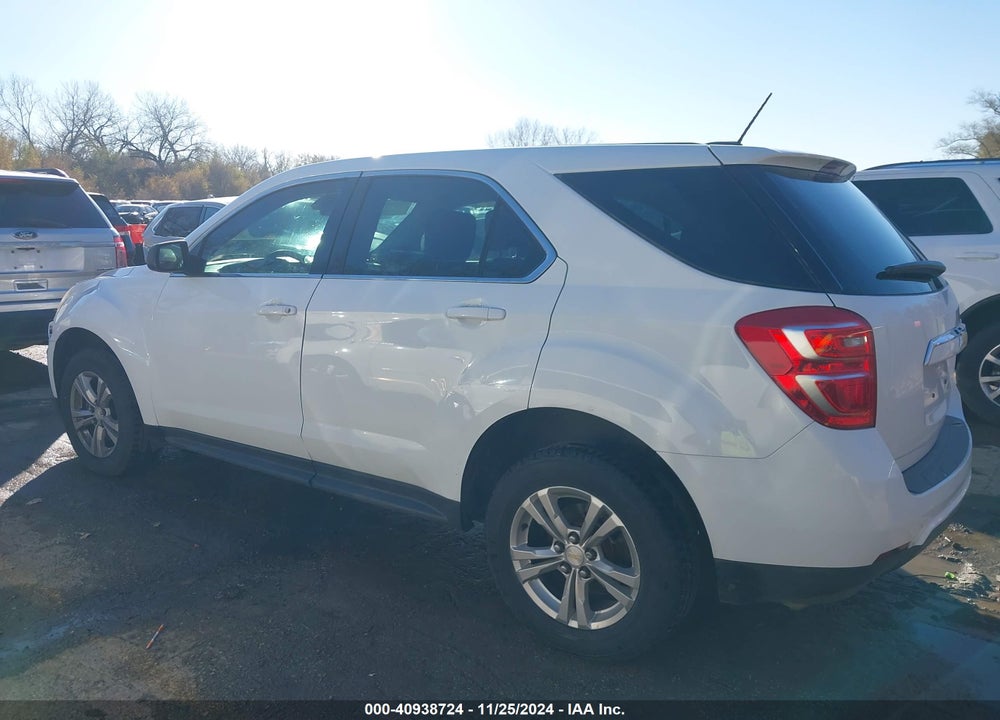 2016 CHEVROLET EQUINOX LS VIN: 2GNALBEK2G1150330