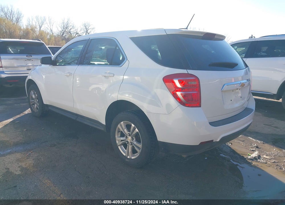 2016 CHEVROLET EQUINOX LS VIN: 2GNALBEK2G1150330