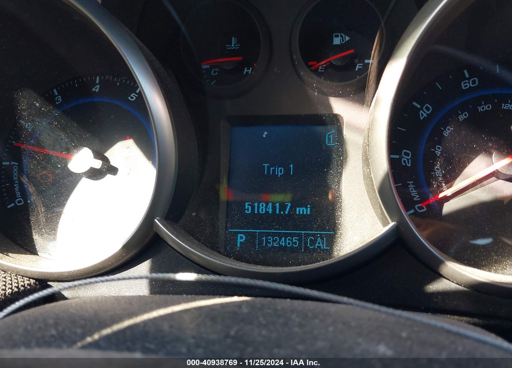 2011 CHEVROLET CRUZE 1LT VIN: 1G1PF5S93B7227921
