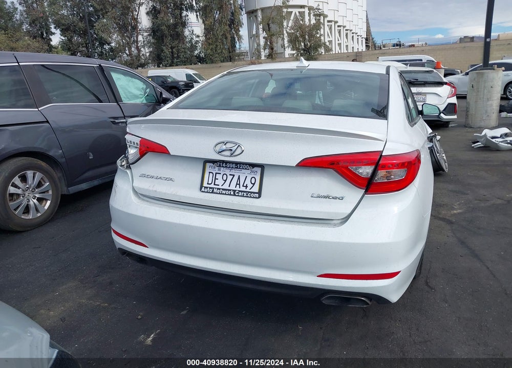 2016 HYUNDAI SONATA LIMITED VIN: 5NPE34AF5GH302985