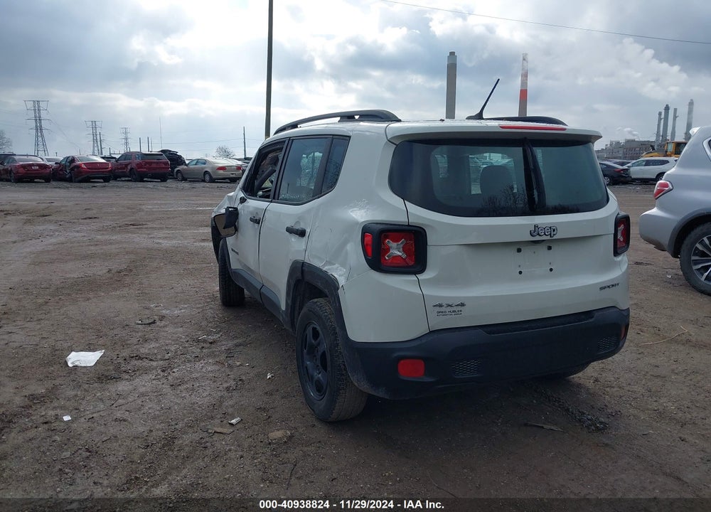 2015 JEEP RENEGADE SPORT VIN: ZACCJBATXFPC42229