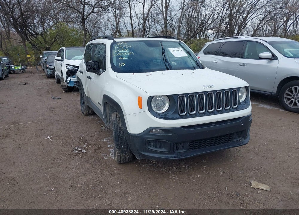 2015 JEEP RENEGADE SPORT VIN: ZACCJBATXFPC42229