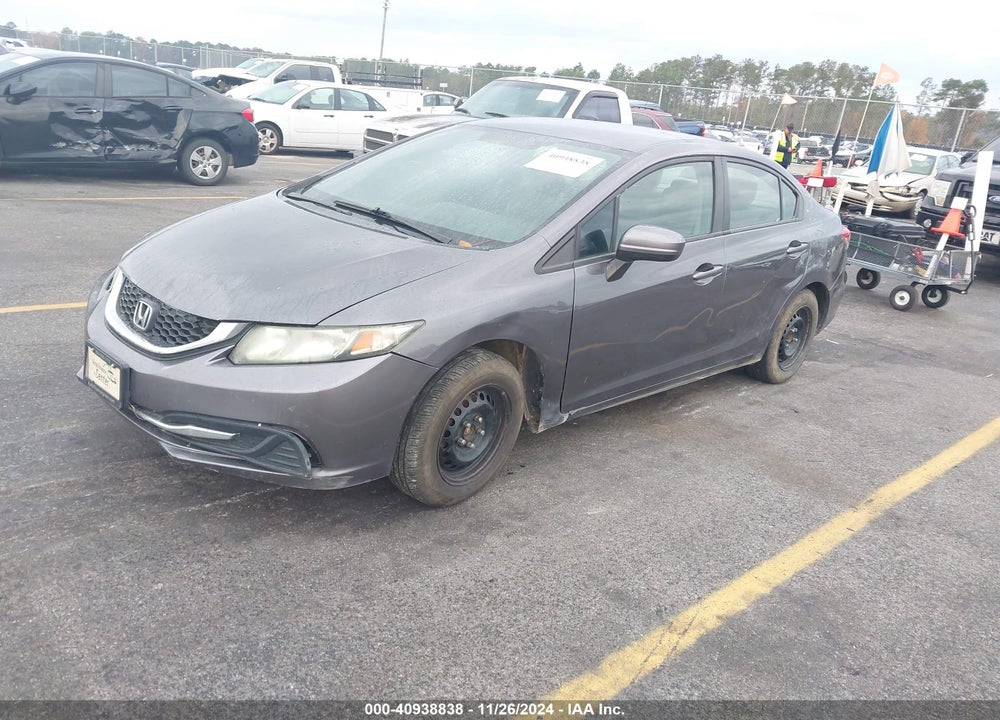 2015 HONDA CIVIC LX VIN: 19XFB2F58FE268071