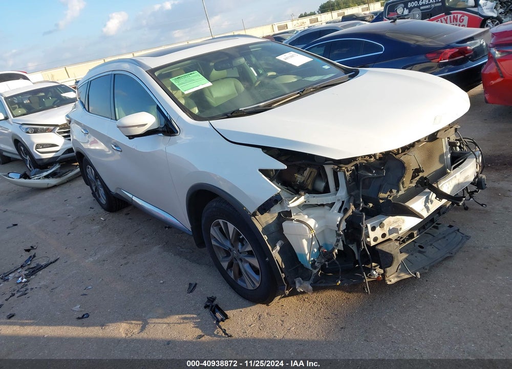 2015 NISSAN MURANO SL VIN: 5N1AZ2MG8FN245813