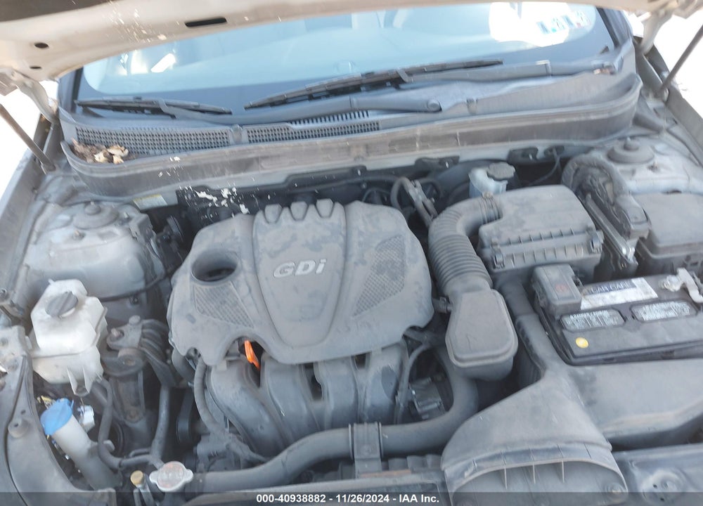 2012 HYUNDAI SONATA GLS VIN: 5NPEB4AC2CH498662