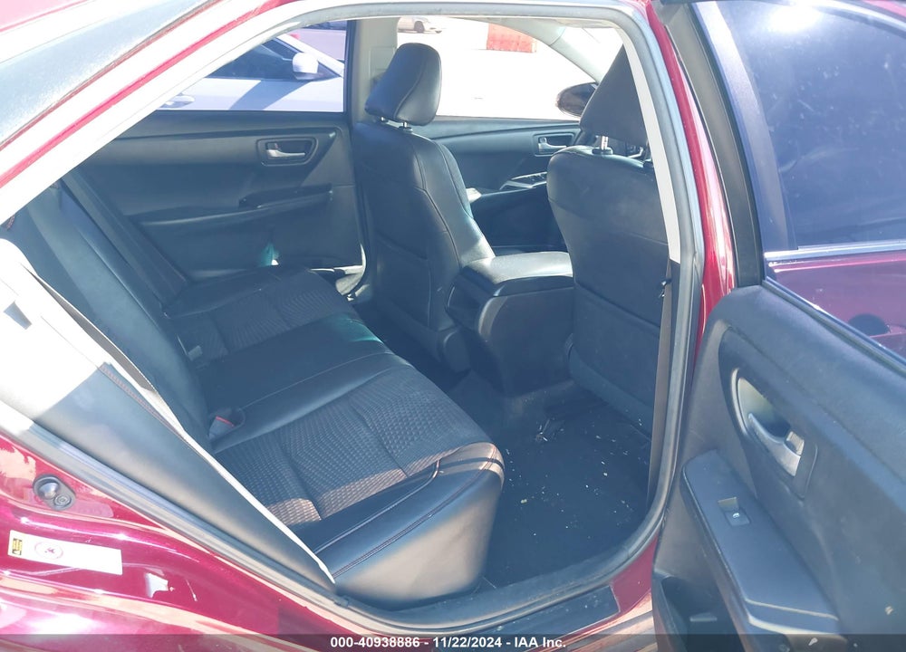 2015 TOYOTA CAMRY SE VIN: 4T1BF1FK0FU881656