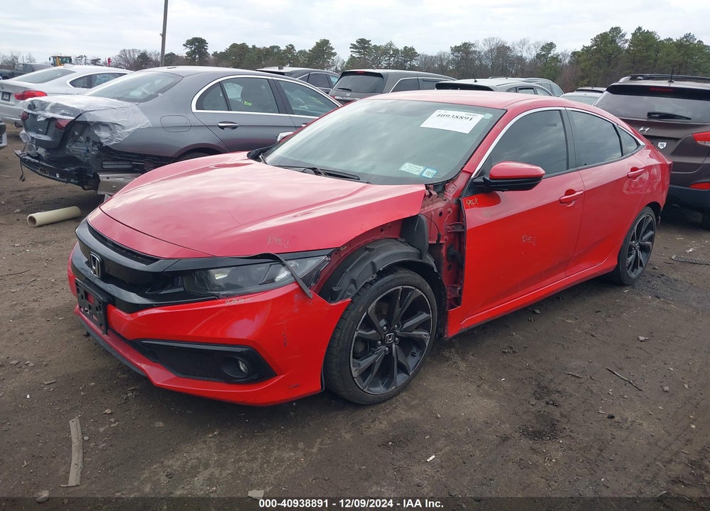 2020 HONDA CIVIC SPORT VIN: 2HGFC2F89LH550289